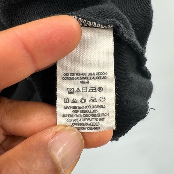 Free people black babydoll top blouse open back size M - Picture 4 of 6